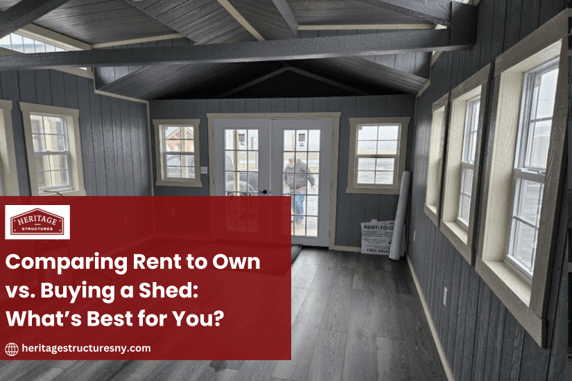 Comparing Rent to Own vs. Buying a Shed: What’s Best for You?