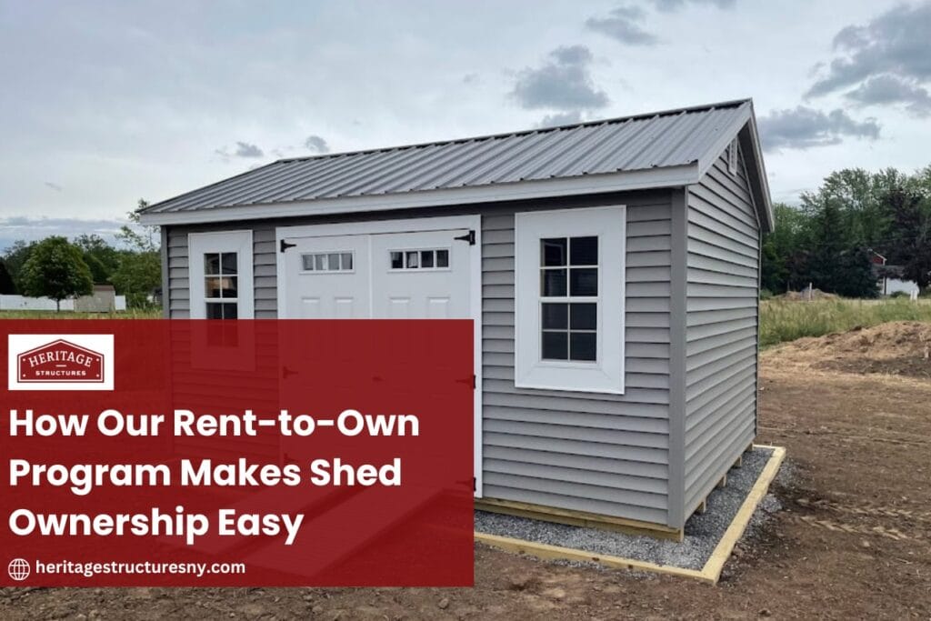 How Our Rent-to-Own Program Makes Shed Ownership Easy