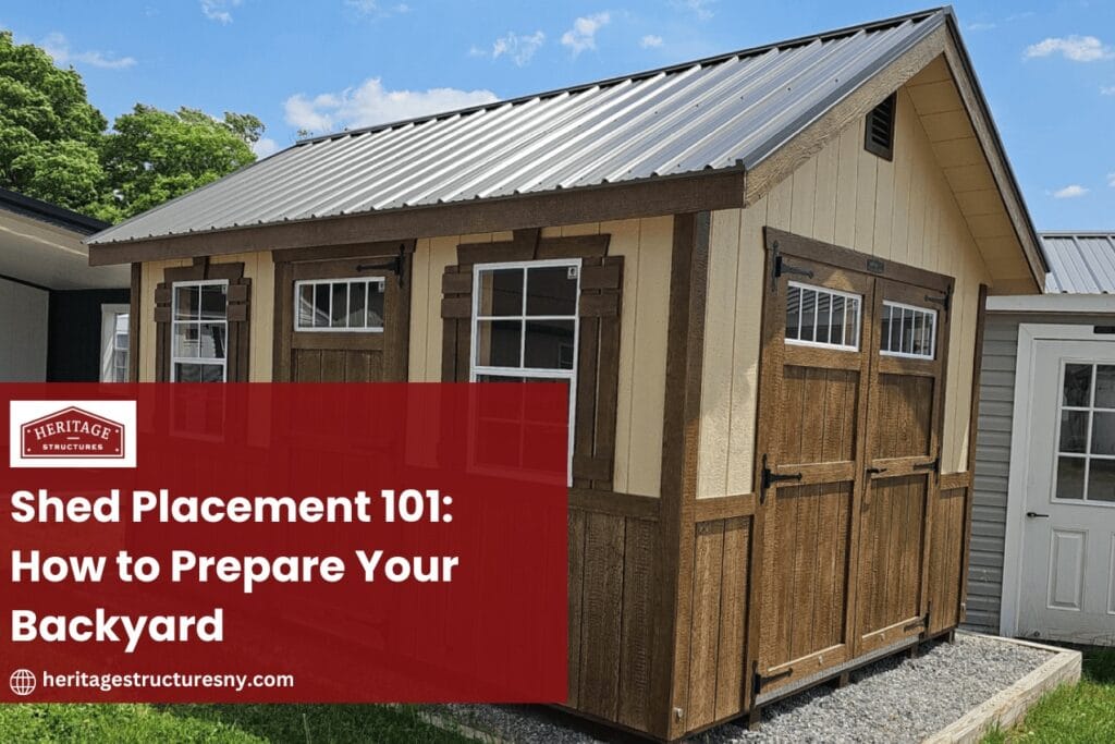 Shed Placement 101: How to Prepare Your Backyard